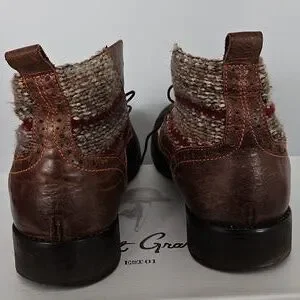 Robert Graham Chukka Boots in Brown and Black Suede and Leather Robert Graham | Shoes | Robert Graham Chukka Boots In Brown  main image 4